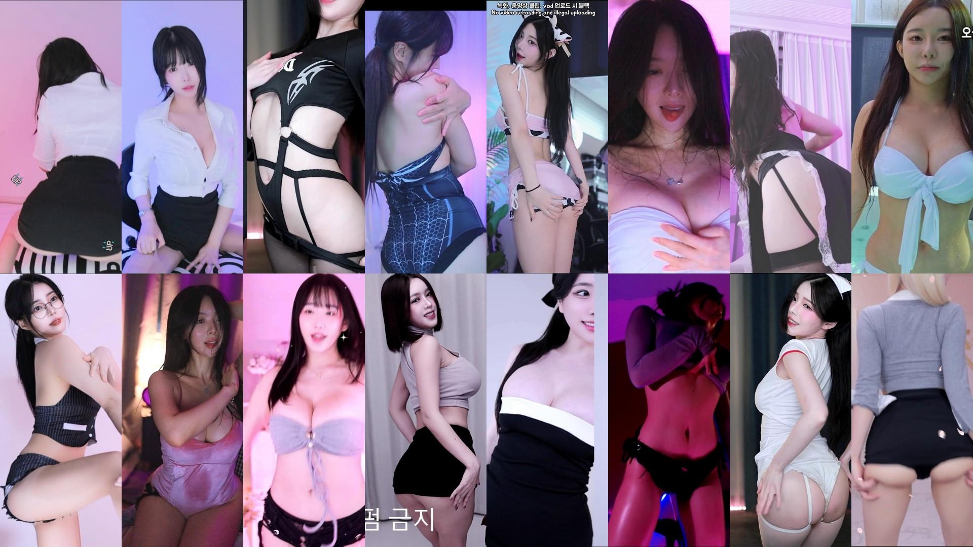 AfreecaTv韩国BJ 24年10月04-07日录制舞蹈合集一起欣赏