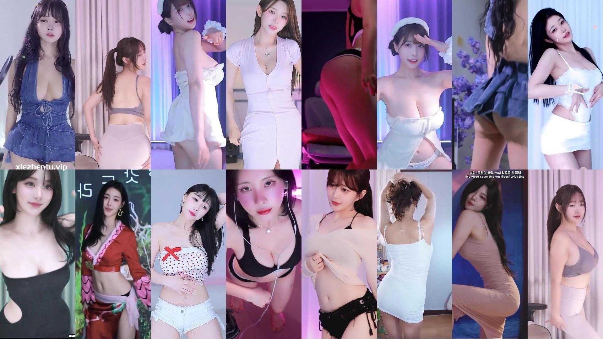 Sooplive韩国BJ 2025年8月7日录制舞蹈合集素材大全