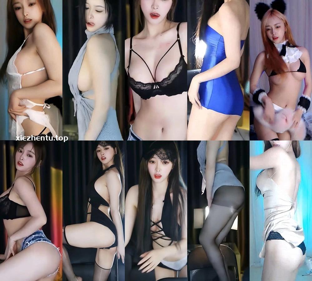 斗鱼直播是薇薇吖/月薇薇付费群定制+直播跳舞无水收藏合集二素材分享