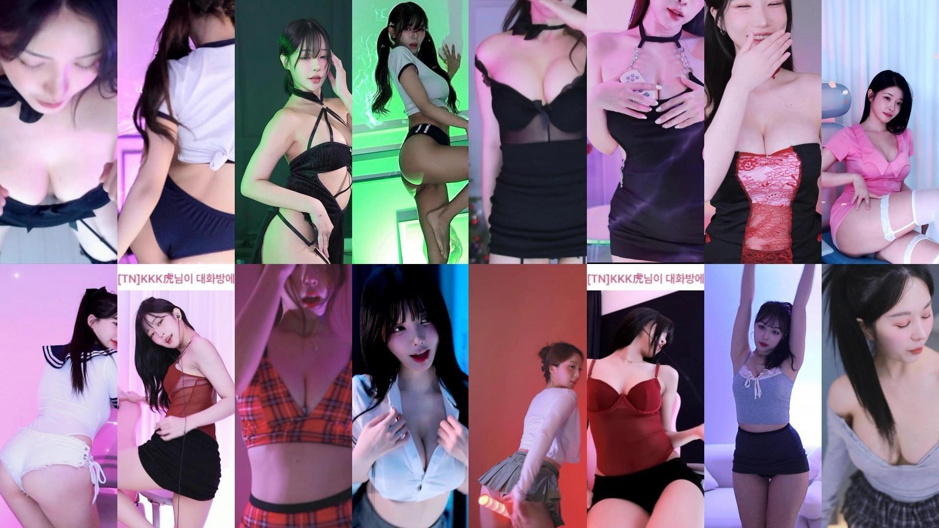 AfreecaTv韩国BJ 2025年2月6日录制舞蹈合集素材大全