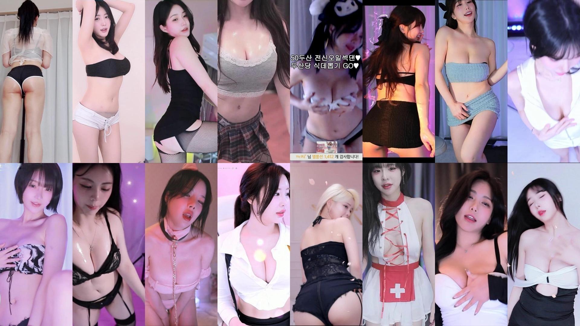 AfreecaTv韩国BJ 24年12月15-18日录制舞蹈合集全网惊呼