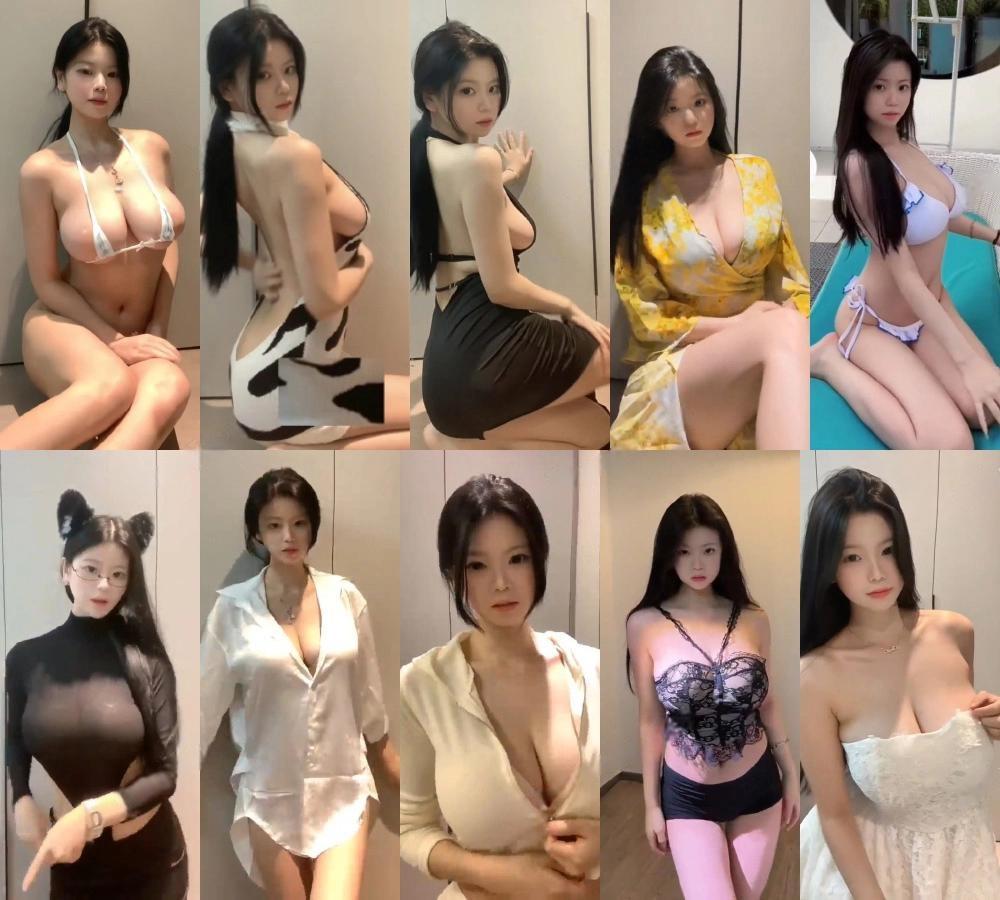 抖音主播乔乔子土豪定制合集含泳装教学分享