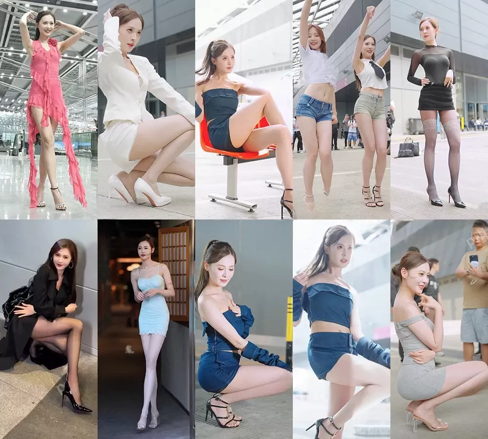 饭拍秀车模小龙鼠王丽雯收藏合集劲爆画面