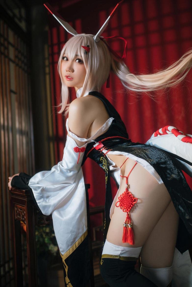 焖焖碳 碧蓝航线-绫波旗袍·新岁之鬼神-美女推荐