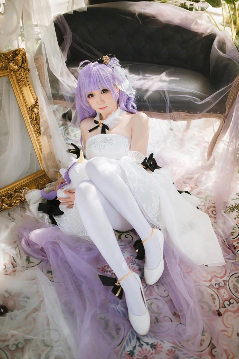 焖焖碳 独角兽婚纱【25P-172MB】-最佳coser