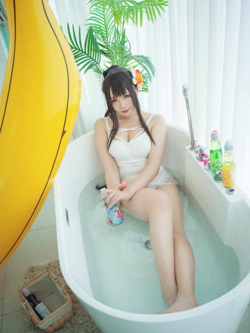 麻花酱 比睿旗袍 泳装【61P-446MB】-作品推荐