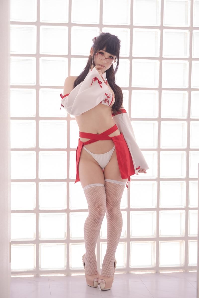 北見えり 水龍敬ランド マイクロ巫女様【80P-56MB】-完美coser
