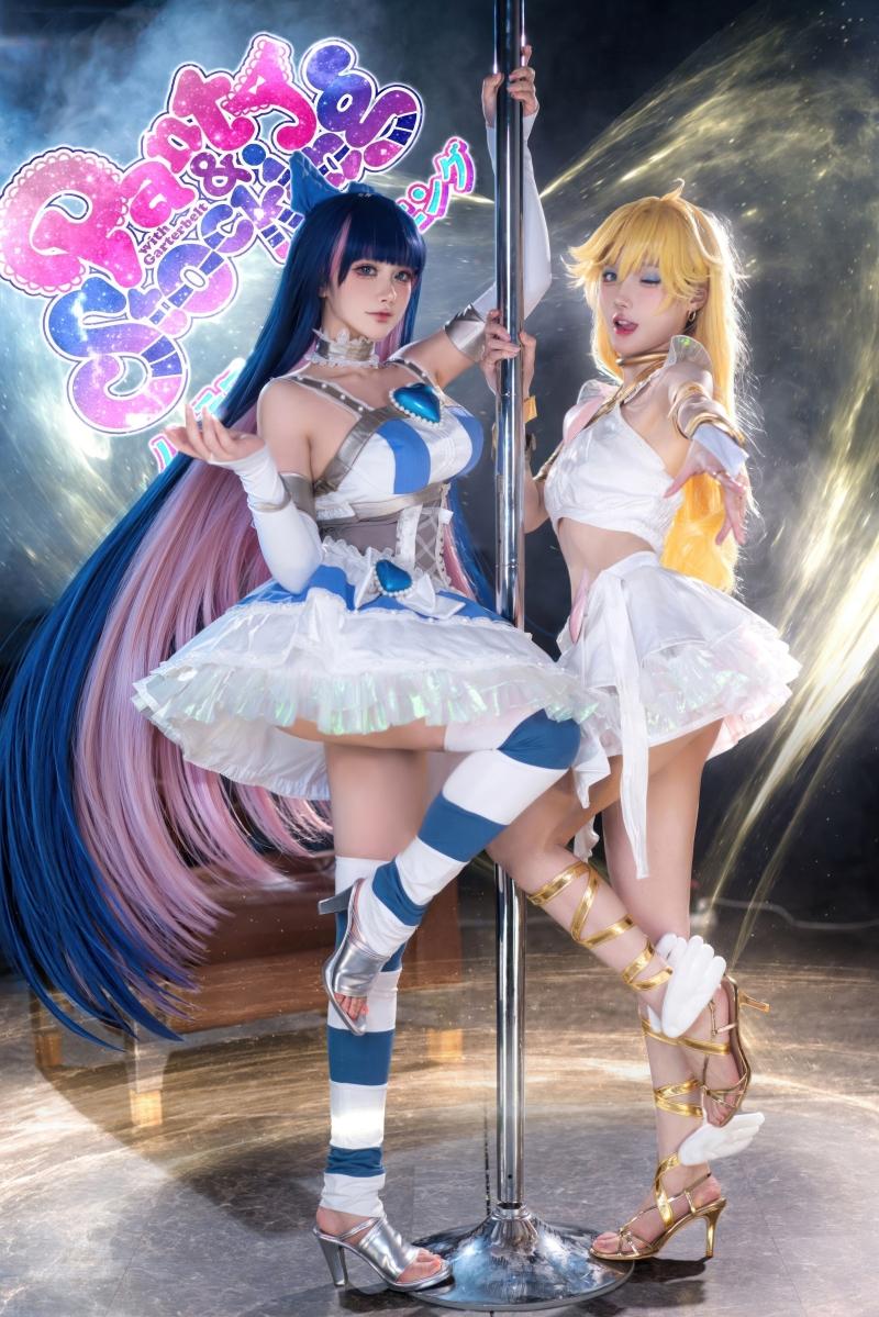 阿包也是兔娘 & 038;苏苏苏Sofia 吊带袜天使【33P-418MB】-小编强推