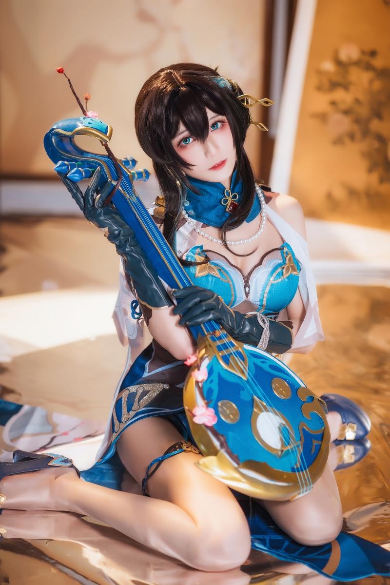 Tomoyo酱 星穹铁道 阮梅【22P-163MB】-值得一看