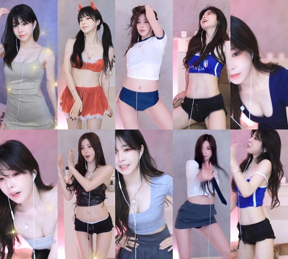AfreecaTv韩国BJ蔡媛24年12月精选舞蹈合集劲爆画面