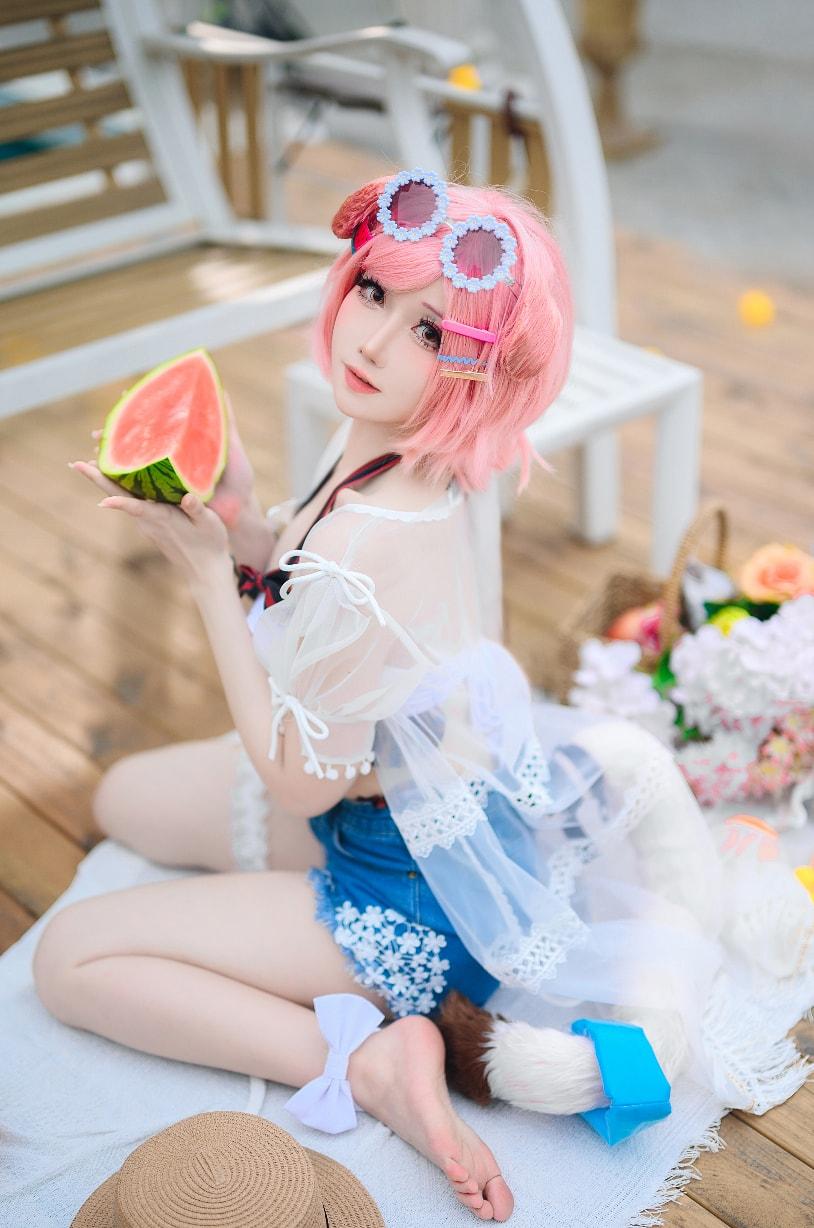 焖焖碳 明日方舟 澄闪泳装-值得珍藏